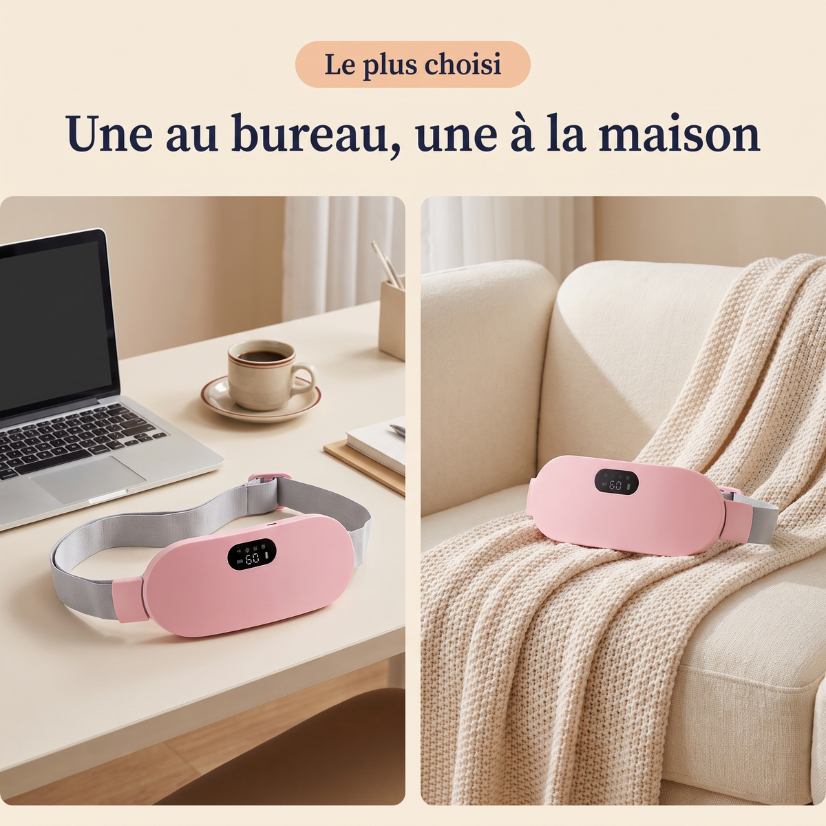 Duo Discrétion : une ceinture au bureau, une à la maison